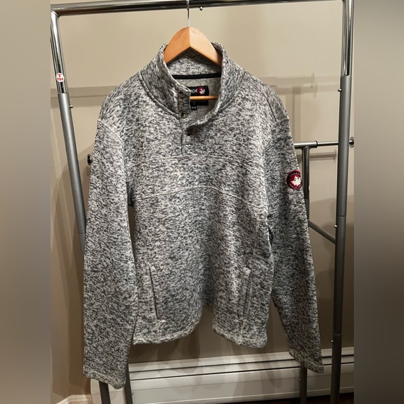 Canada Weather Gear Other - Canada Weather Gear Grey Fleece Quarter Zip Pullover size XL Great Condition